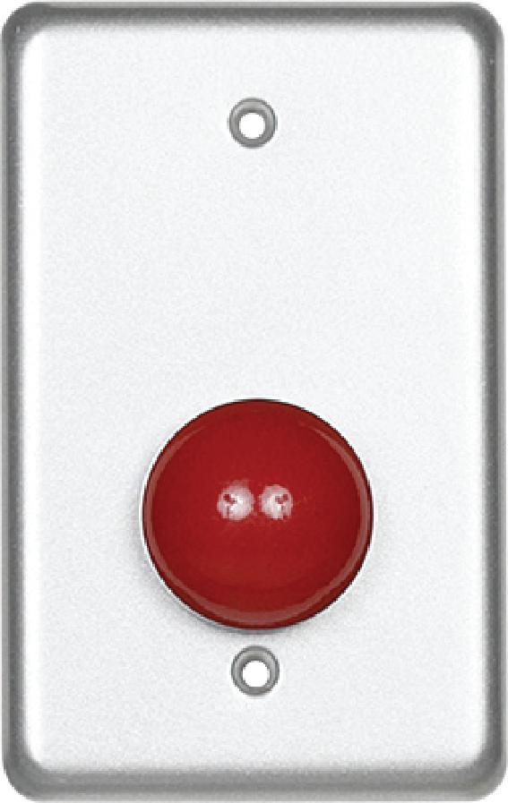 SP Series- Single Gang ICON  Faceplate with Dome Push Button